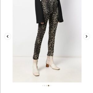 Alice + Olivia Connery Shimmer Leopard Pants